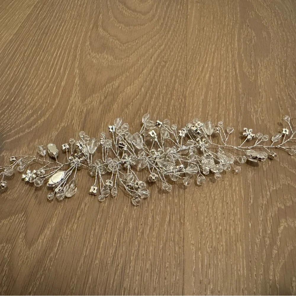 Elegant Crystal Hair Vine, Bridal Hair Piece